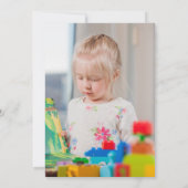 Kleuterklas Afstudeerfoto  Kaart (Achterkant)