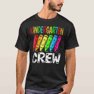 Kleuterklas Bemanning Terug naar School Potlood Le T-shirt