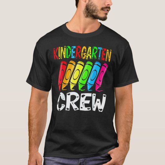 Kleuterklas Bemanning Terug naar School Potlood Le T-shirt (Voorkant)