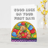 Kleuterklas Kaart (Gele Bloem)