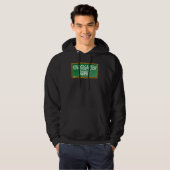 Kleuterklas Squad Groen Schoolbord Hoodie (Voorkant volledig)