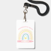 Kleuterklas Team Squad Leraar Terug naar School Badge (Voorzijde met lanyard)