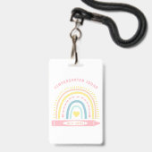Kleuterklas Team Squad Leraar Terug naar School Badge (Achterkant met lanyard)