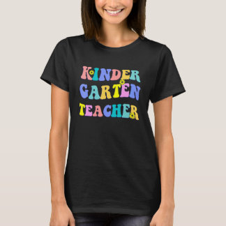 Kleuterleerkracht eerste dag terug naar school tea t-shirt