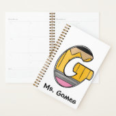 Kleuterleerkracht Planner met Notebook Initiaal (Display)