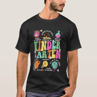 Kleuterleerkracht Student Terug naar school Eerst  T-shirt