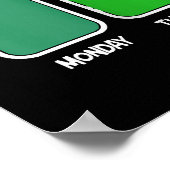 Kleuterleidster Batterijduur Pre-K Poster (Hoek)