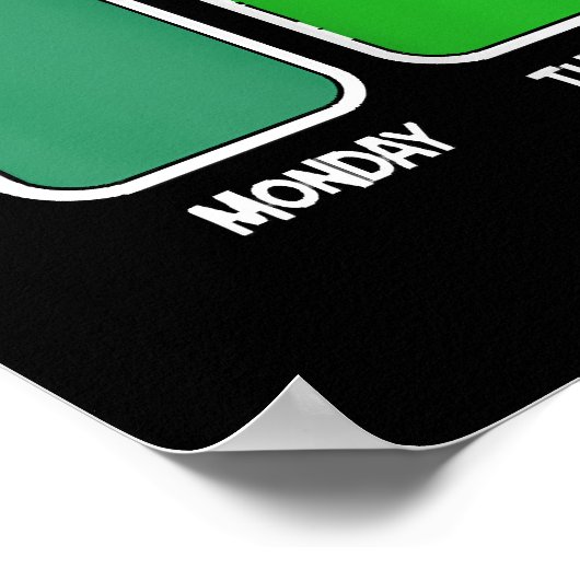 Kleuterleidster Batterijduur Pre-K Poster (Hoek)