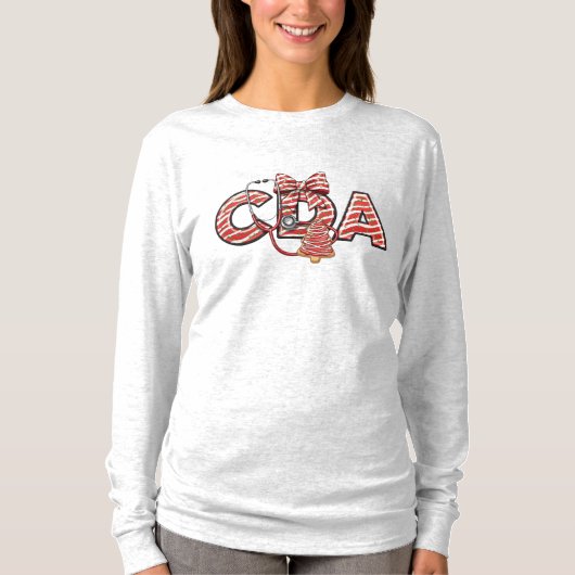 Kleuterleidster -CDA- Kerstmis T-shirt (Voorkant)