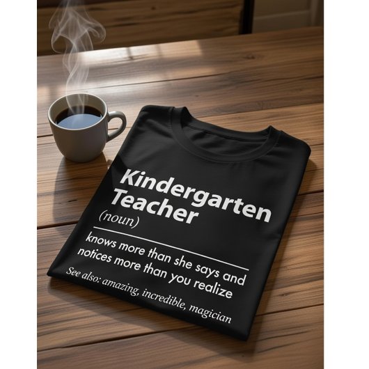 Kleuterleidster Definitie Weet Meer , Grappig T-shirt