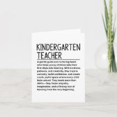 Kleuterleidster Kaart (Voorkant)