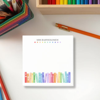 Kleuterleidster Regenboog Kleur Boeken Op Maat Post-it® Notes