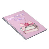 Kleuterleidster Roze Maatwerk Notitieboek (Rechterzijde)