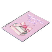 Kleuterleidster Roze Maatwerk Notitieboek (Linkerzijde)