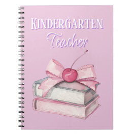Kleuterleidster Roze Maatwerk Notitieboek