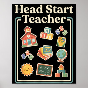 Kleuterleidster Voorschools Onderwijs Leraren Poster