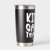 Kleuterleraar | Eenvoudige witte tekst Geïsoleerde Drinkbeker (Rechts)