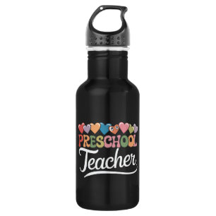 Kleuterleraar Eerste Dag Groovy Terug naar School  Waterfles