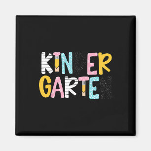 Kleuterleraar Eerste Dag Van School Pastel Re Magneet