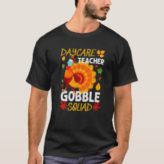 Kleuterleraar Gobble Squad Kalkoen Gezichtsmasker  T-shirt