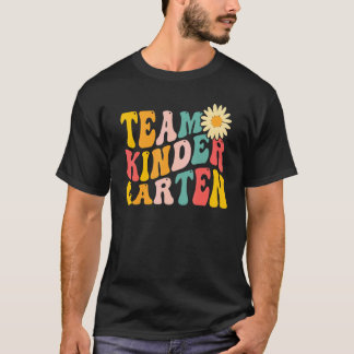 Kleuterleraar Jongens Meisjes Team Kleuterschool T-shirt