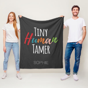 Kleuterleraar Kleine Mensen Tamer Gepersonaliseerd Fleece Deken