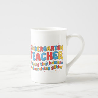 Kleuterleraar Mok, Grappig Kleuter Geschenk Porselein Kop