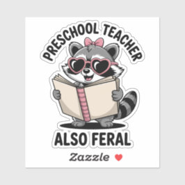 Kleuterleraar Ook Wild Schattig Grappige Leraar Sticker