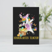 Kleuterleraar Pasen Kaart (Staand voorkant)