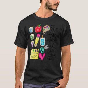 Kleuterleraar Pre-school leraar Leven Spreuken 3 T-shirt