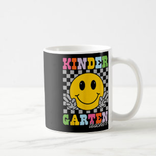 Kleuterleraar Team Hippie Glimlach Gezicht Rug T Koffiemok