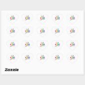 Kleuterleraar, Terug naar school Hart Sticker (Vel)