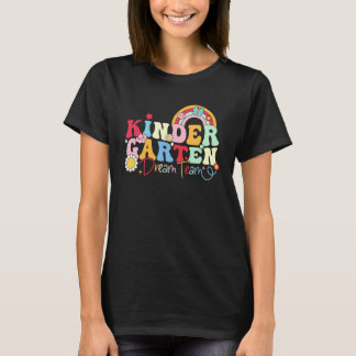 Kleuterleraar Terug naar school Kinder bemanning v T-shirt