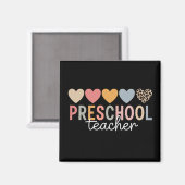 Kleuterleraar Terug naar school Magneet (Voorkant / Achterkant)