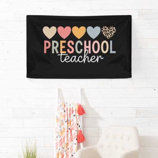 Kleuterleraar Terug naar school  Spandoek (Insitu)