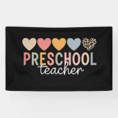 Kleuterleraar Terug naar school  Spandoek (Horizontaal)