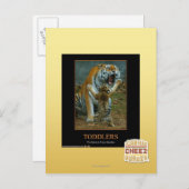 Kleuters Briefkaart (Voorkant / Achterkant)