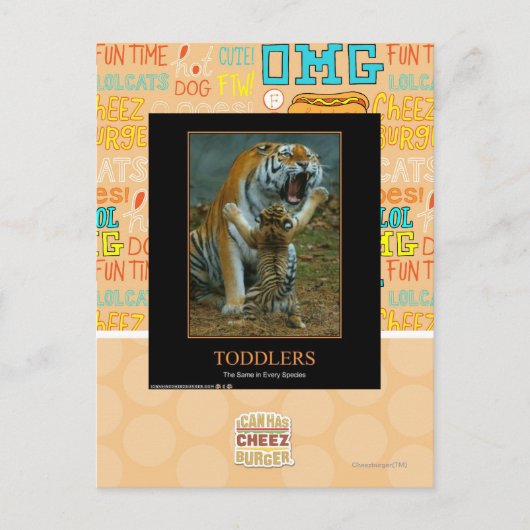 Kleuters Briefkaart (Voorkant)