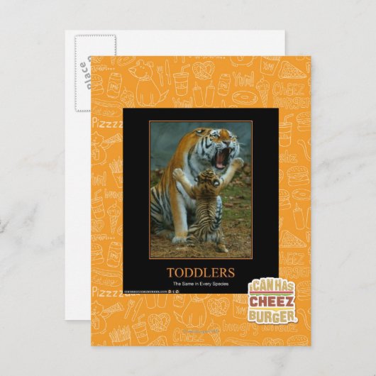 Kleuters Briefkaart (Voorkant / Achterkant)