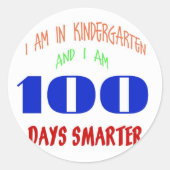 Kleuterschool 100 dag Stickers (Voorkant)