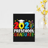 Kleuterschool afgestudeerd 2026 pre-k afgestudeerd kaart (Gele Bloem)