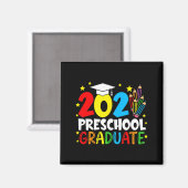Kleuterschool afgestudeerd 2026 pre-k afgestudeerd magneet (Voorkant / Achterkant)