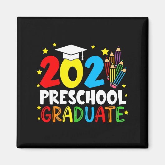 Kleuterschool afgestudeerd 2026 pre-k afgestudeerd magneet (Voorkant)