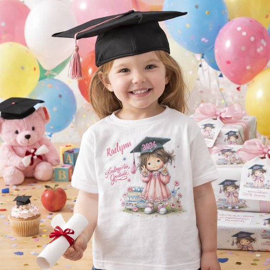 Kleuterschool Afgestudeerd & Eerste Klas Bevorderi Kinder Shirts
