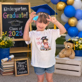 Kleuterschool Afgestudeerd & Eerste Klas Bevorderi Kinder Shirts