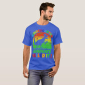 kleuterschool afgestudeerd naaide het school dag t-shirt (Voorkant volledig)