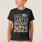 Kleuterschool Afgestudeerde 2025 Afstudeerschool T-shirt (Voorkant)