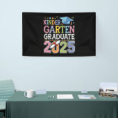 Kleuterschool afgestudeerde 2025 diploma school spandoek (Beurs)