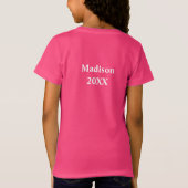 Kleuterschool Afsluiting naar Eerste Klas Eenhoorn T-shirt (Achterkant)