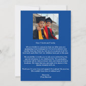 Kleuterschool Afstudeer Aankondiging Fotokaart (Achterkant)